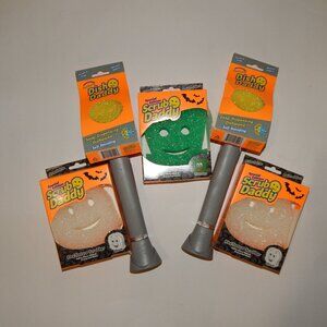 Scrub Daddy Ghost - Monster Scrubbers & 2 Dish Daddy Soap Dispensing Wands